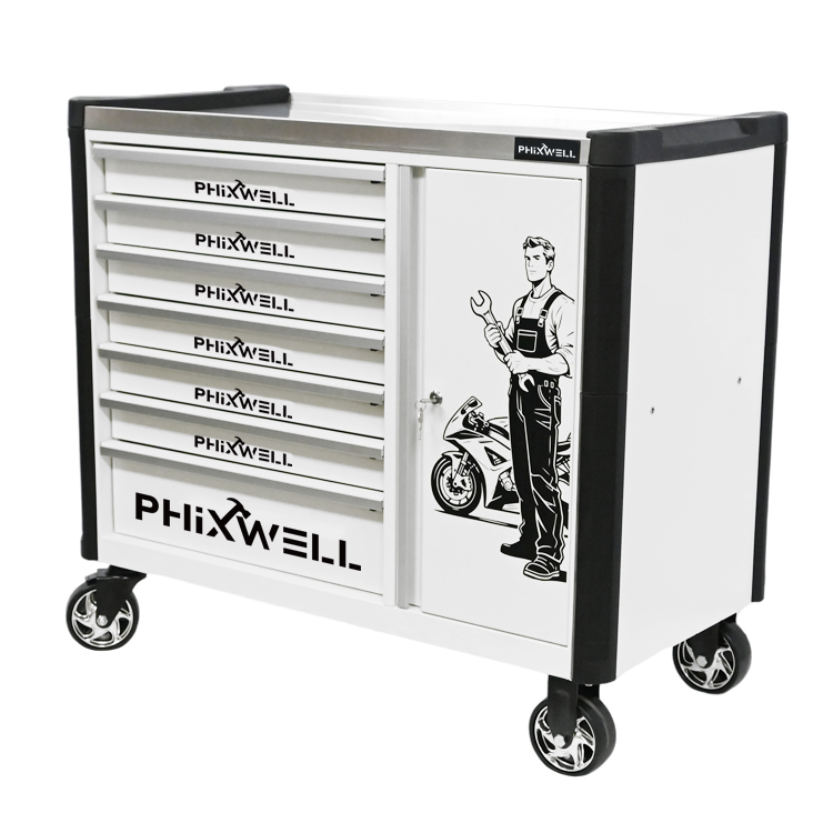 719516 PHIXWELL 7 çekmeceli yeni model takım dolabı