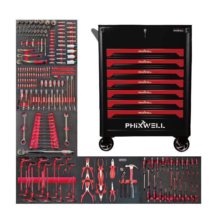 719508 PHIXWELL 7 çekmeceli alet saklama dolabı