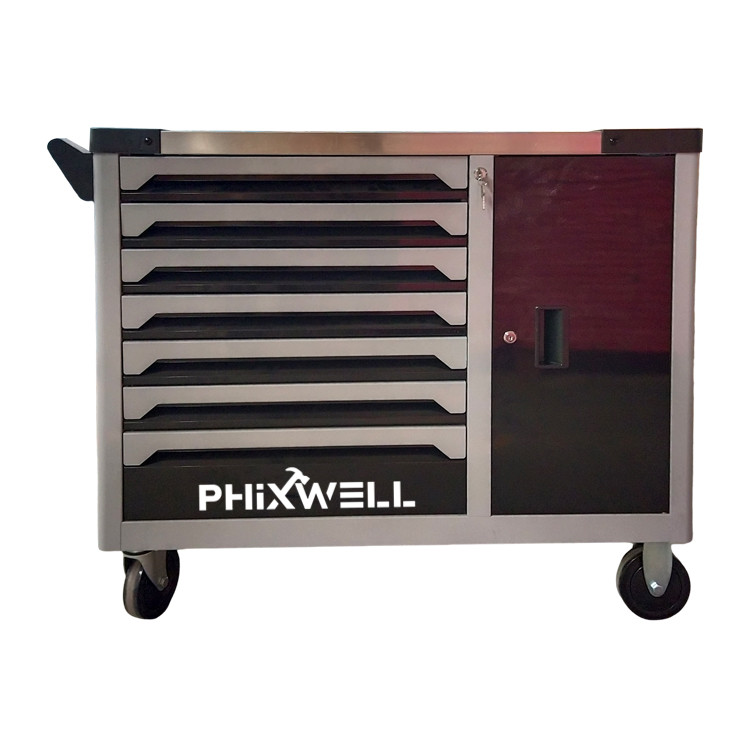 719514 PHIXWELL 7 çekmeceli yan kapılı takım dolabı
