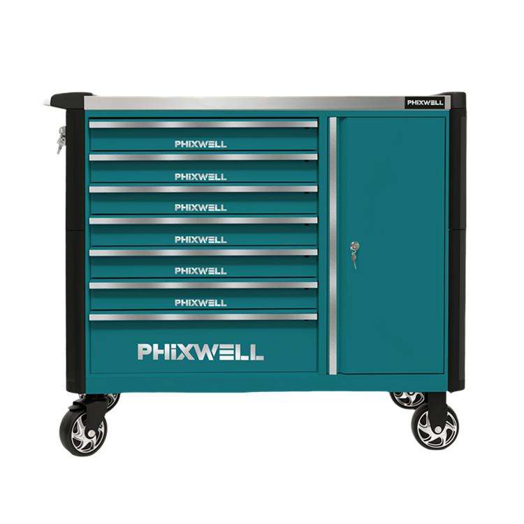 719516 PHIXWELL 7 çekmeceli yeni model takım dolabı