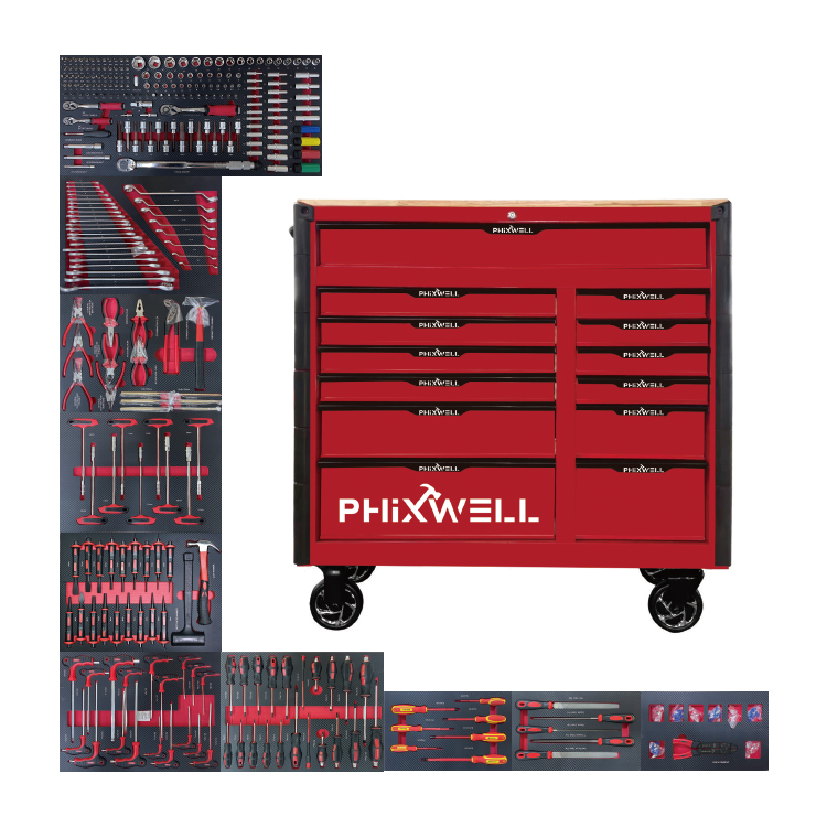 719518 PHIXWELL 13 çekmeceli büyük takım dolabı