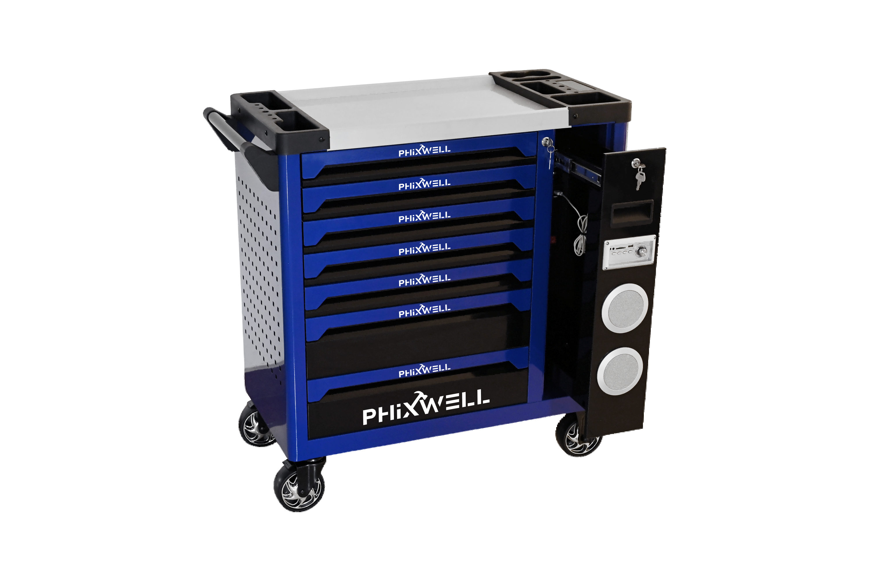 719512 PHIXWELL yeni model hoparlörlü takım dolabı