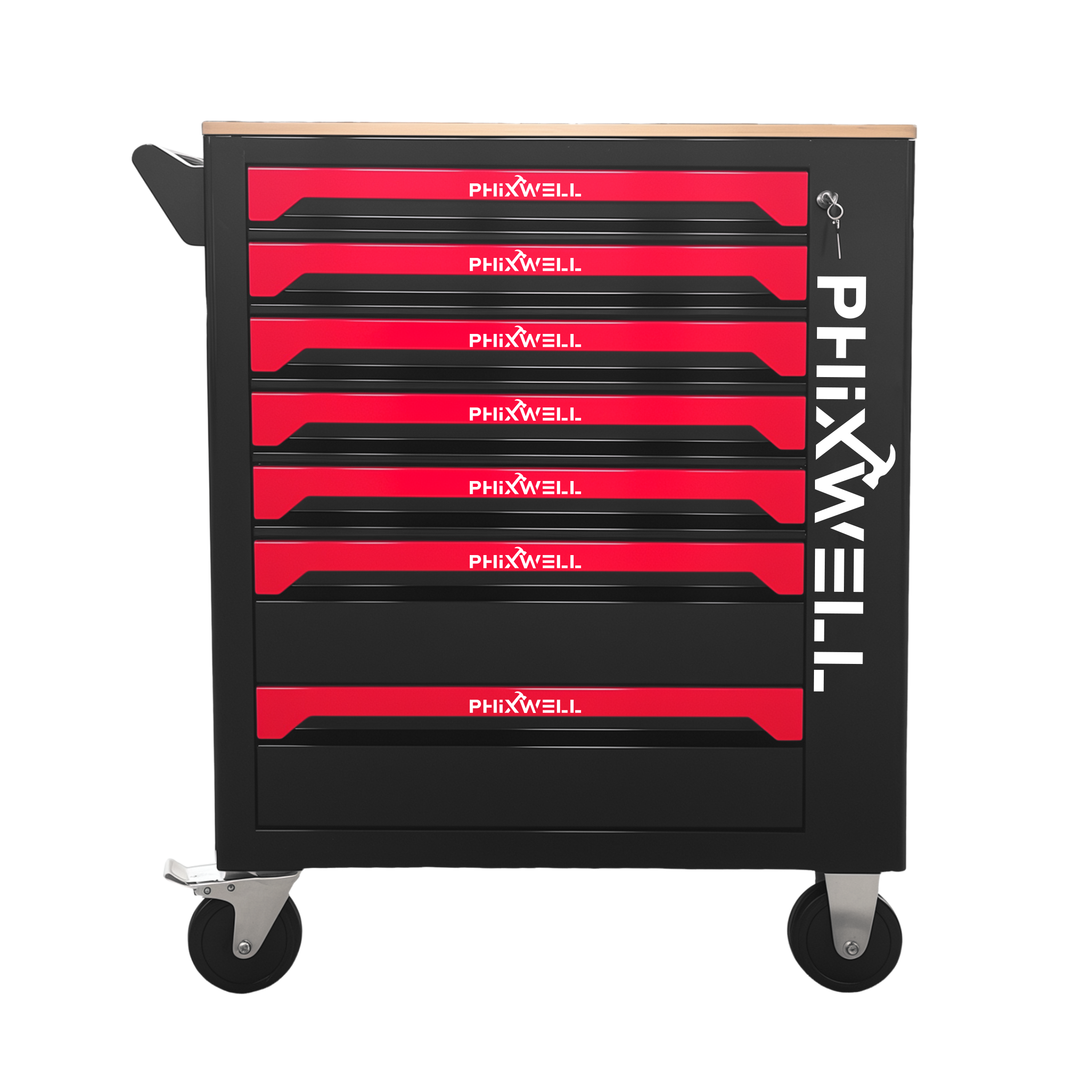 719507 PHIXWELL 7 çekmeceli tezgahlı takım dolabı