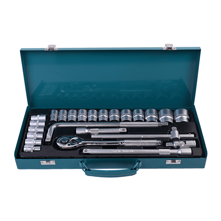 717303 PHIXWELL 24 PARÇA DEMİR KUTU PRİZ TAKIMI