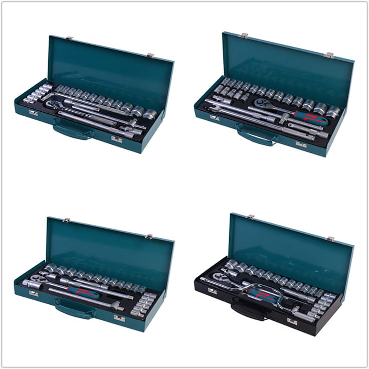 717303 PHIXWELL 24 PARÇA DEMİR KUTU PRİZ TAKIMI