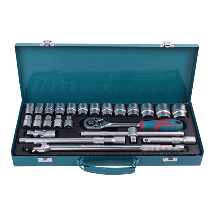 717304 PHIXWELL 24 PARÇA DEMİR KUTU PRİZ TAKIMI