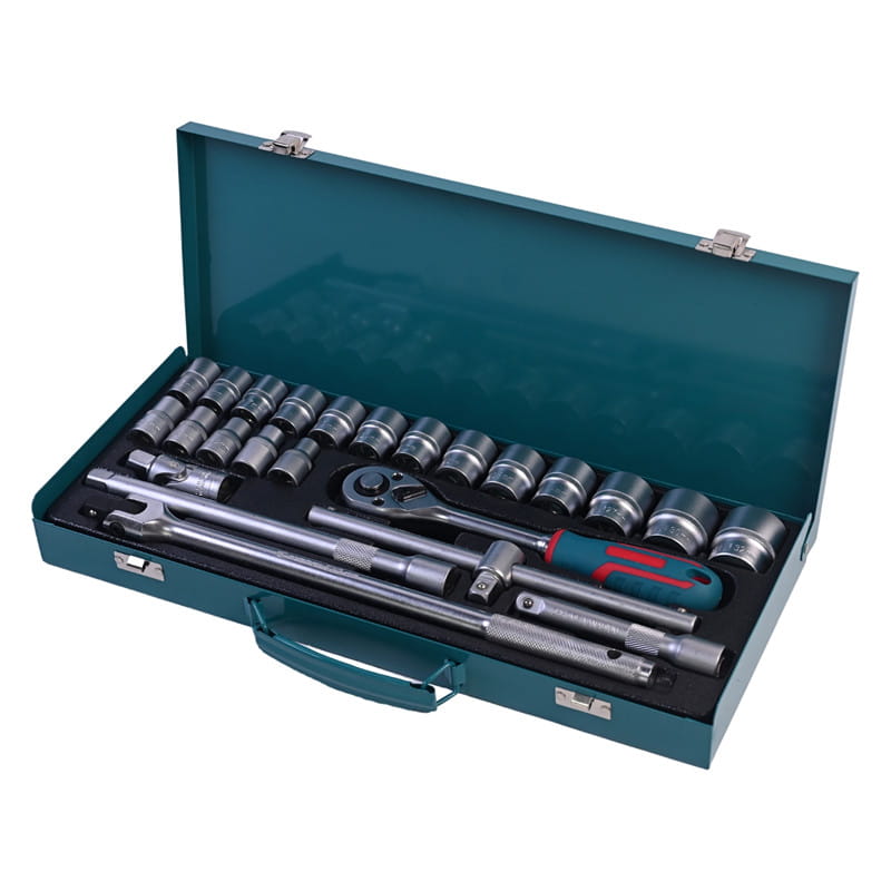 717304 PHIXWELL 24 PARÇA DEMİR KUTU PRİZ TAKIMI