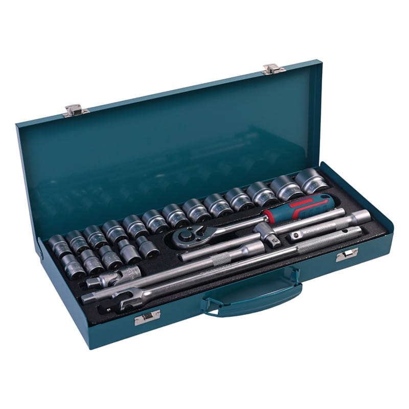717304 PHIXWELL 24 PARÇA DEMİR KUTU PRİZ TAKIMI