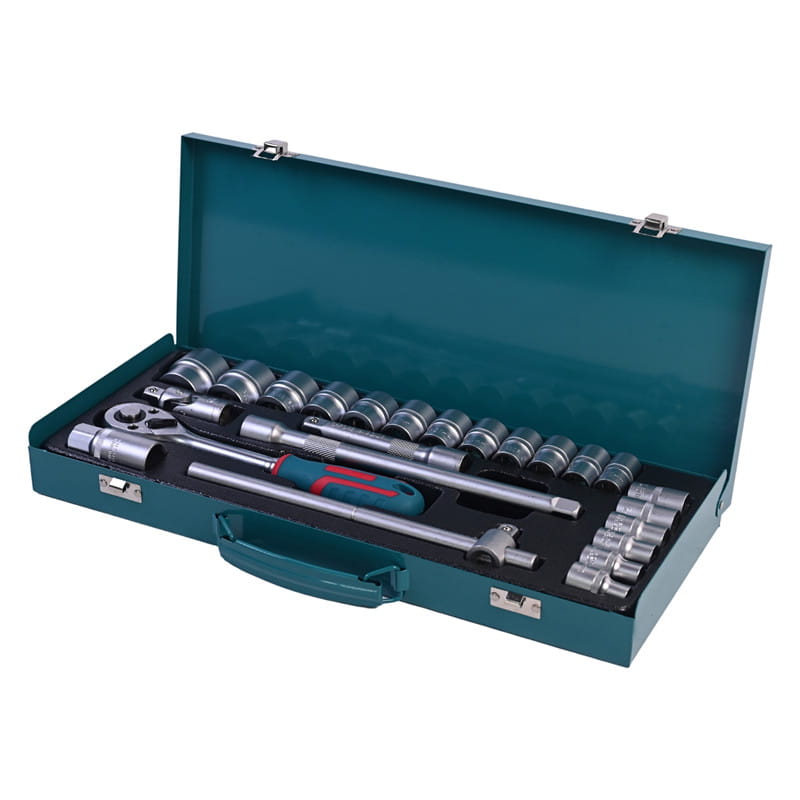 717305 PHIXWELL 24 PARÇA DEMİR KUTU PRİZ TAKIMI