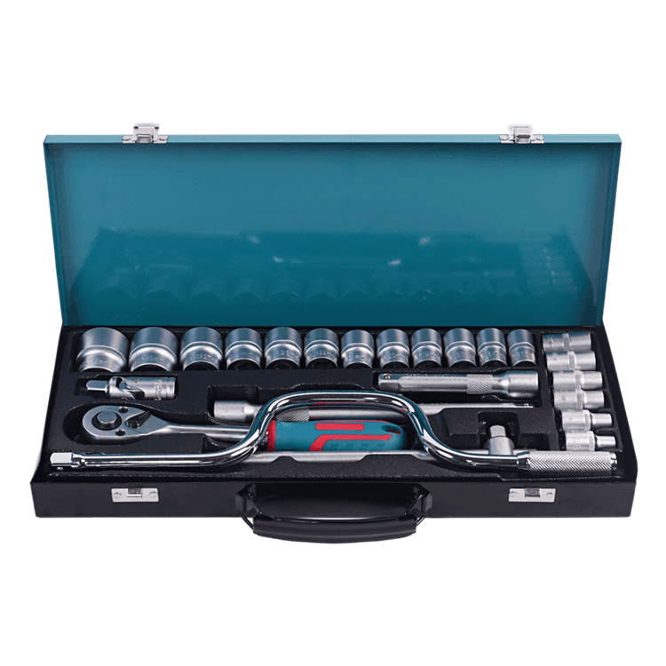 717306 PHIXWELL 24 PARÇA DEMİR KUTU PRİZ TAKIMI