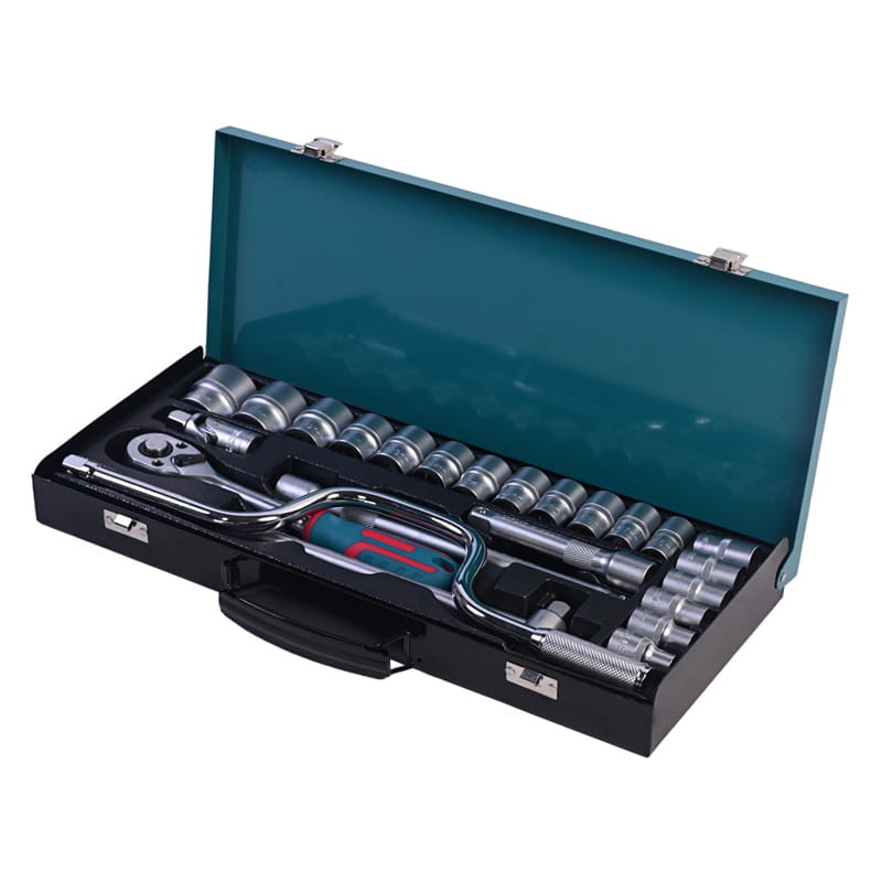 717306 PHIXWELL 24 PARÇA DEMİR KUTU PRİZ TAKIMI